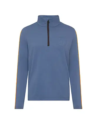 TONI SAILER | Camiseta interior con cremallera Giorgio para hombre | blau